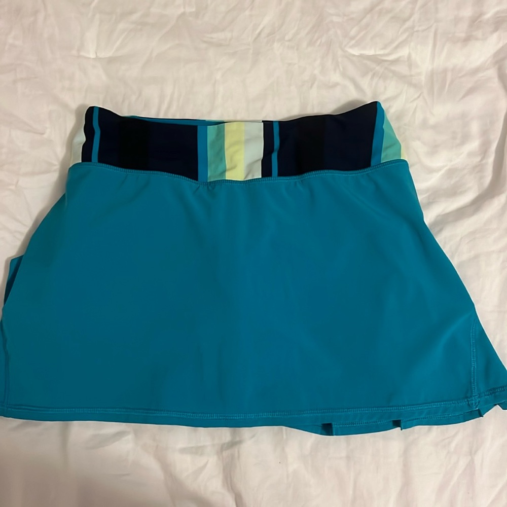 turquoise lulu skirt